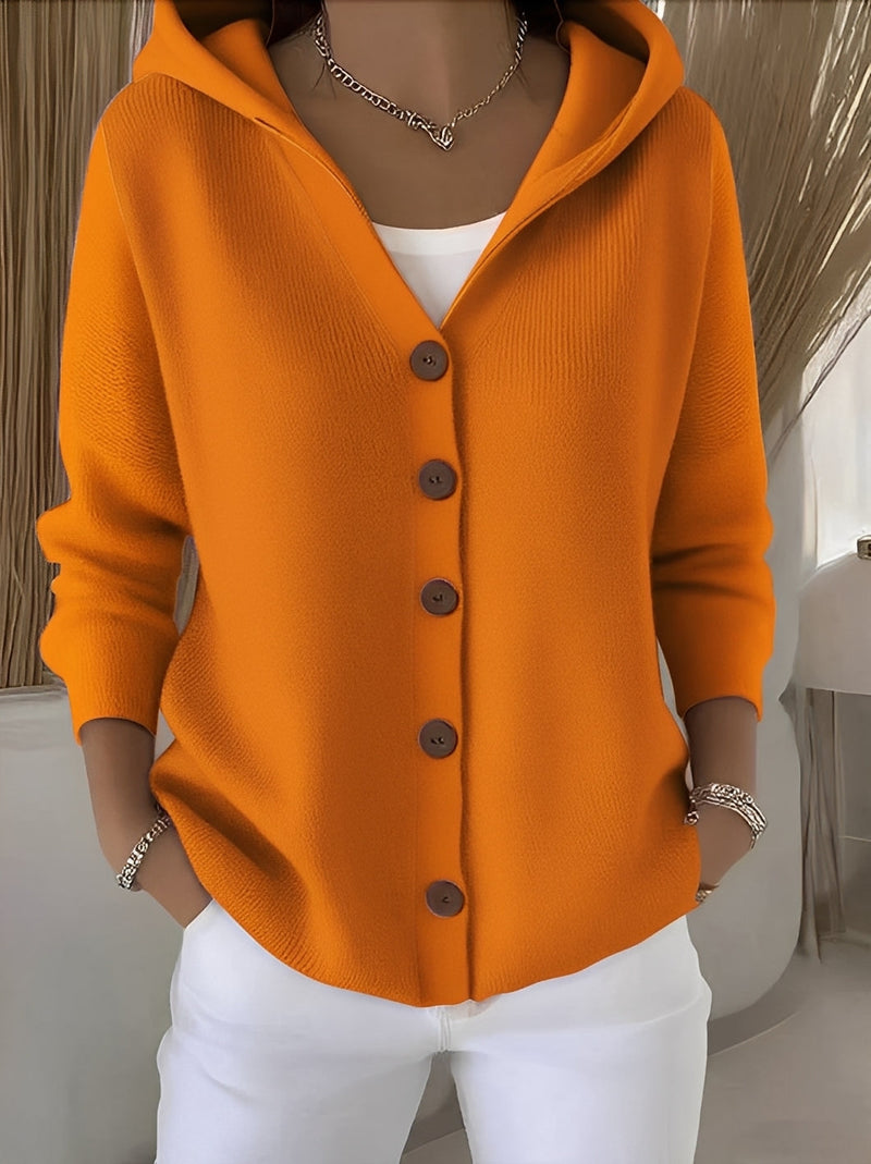Theodora | Cardigan i Orange, billede 3