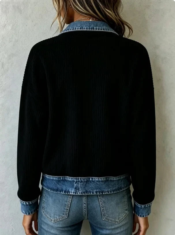 Trude | Jakke i Koralrød, forfra, billede 11