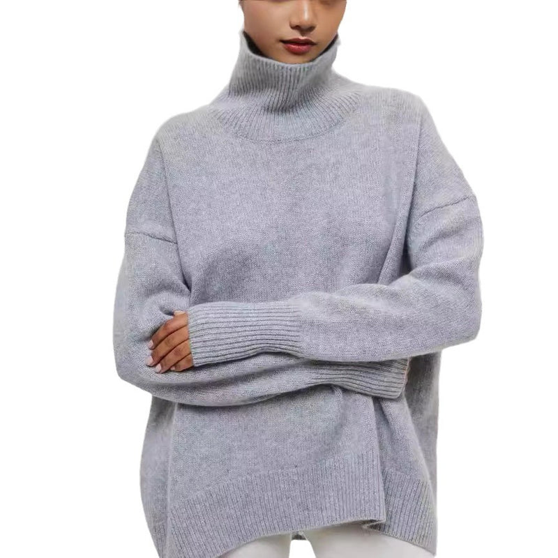Inga | Sweater i Grå, forfra
