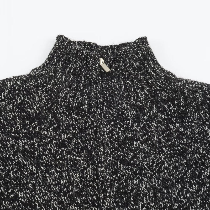 Molly | Cardigan i Sort, forfra, billede 3