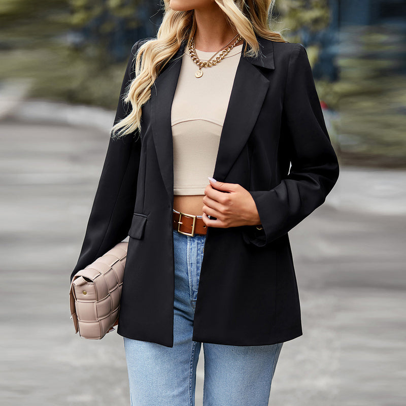Solvi | Blazer i Sort, forfra, billede 2