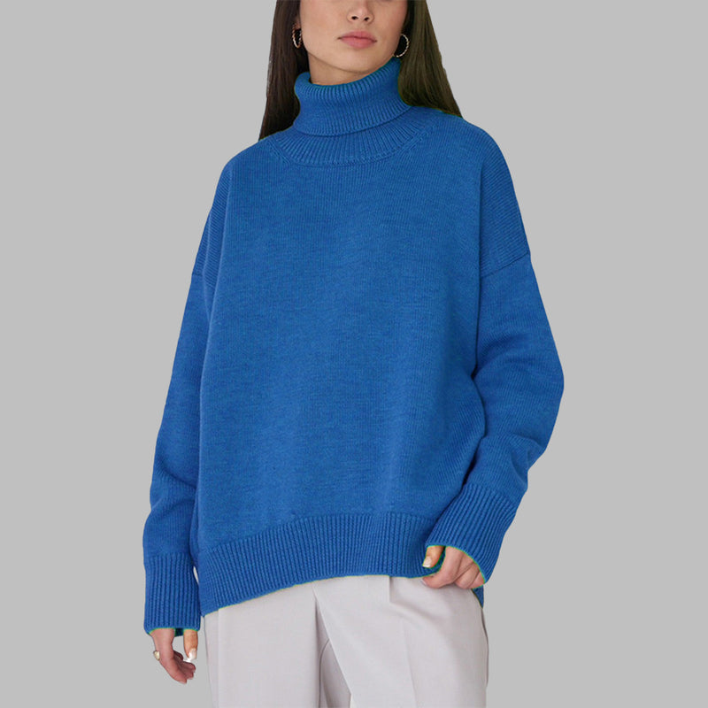 Inga | Sweater i Blå, forfra