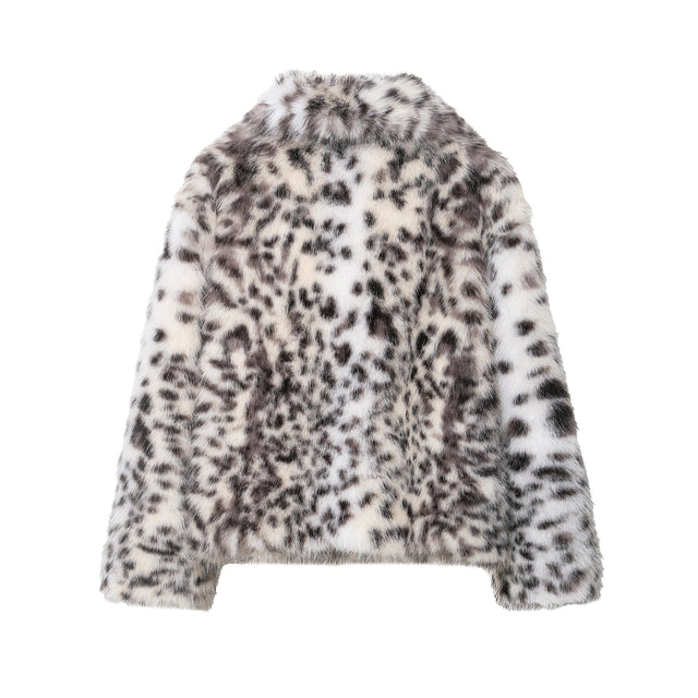 Sille | Jakke i Leopard, forfra