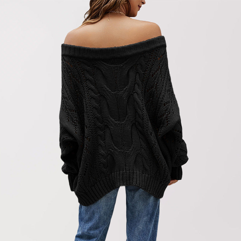 Tove | Sweater i Sort, forfra, billede 2