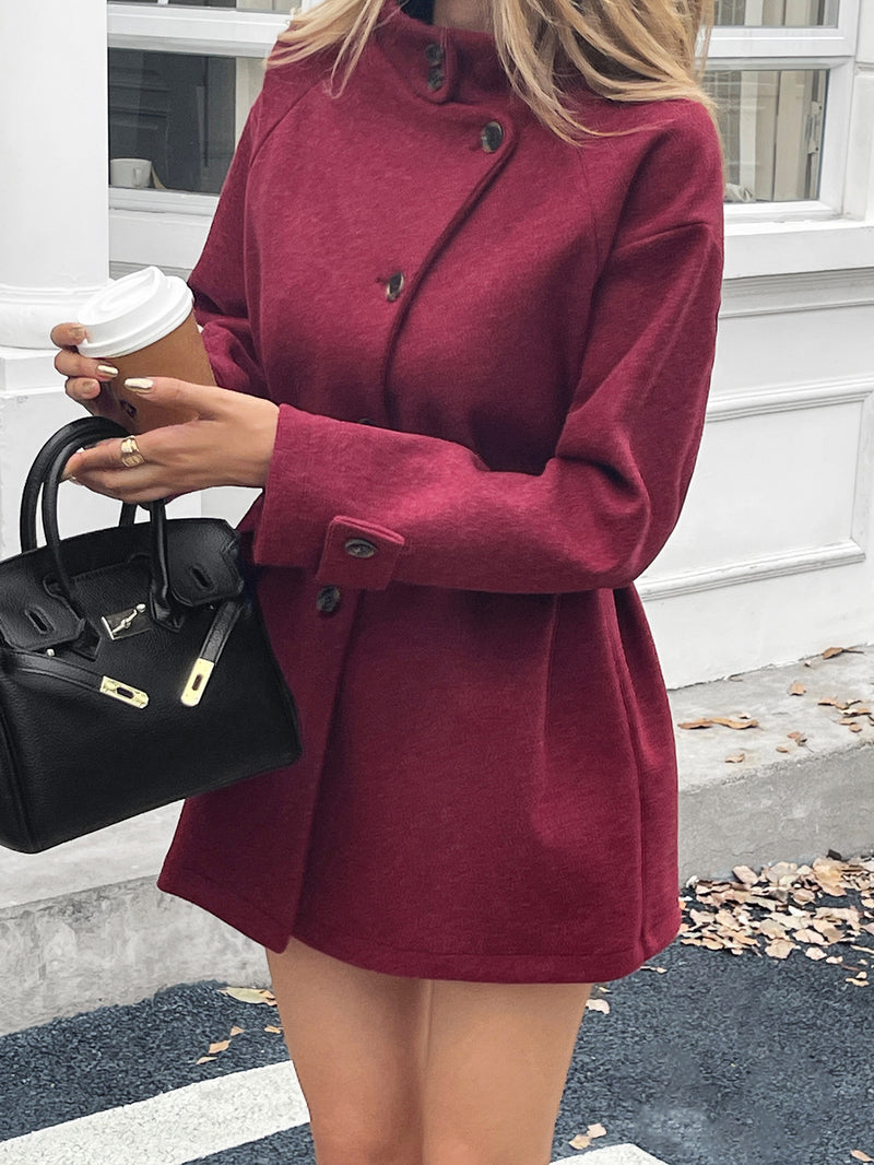 Thilde | Frakke i Vinrød, forfra, billede 3