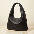 The Luna | Woven Vegan Leather Hobo Bag for Women - Sofaine