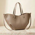 The Noémie | Sculptural Wing Tote in Vegan Leather - Sofaine