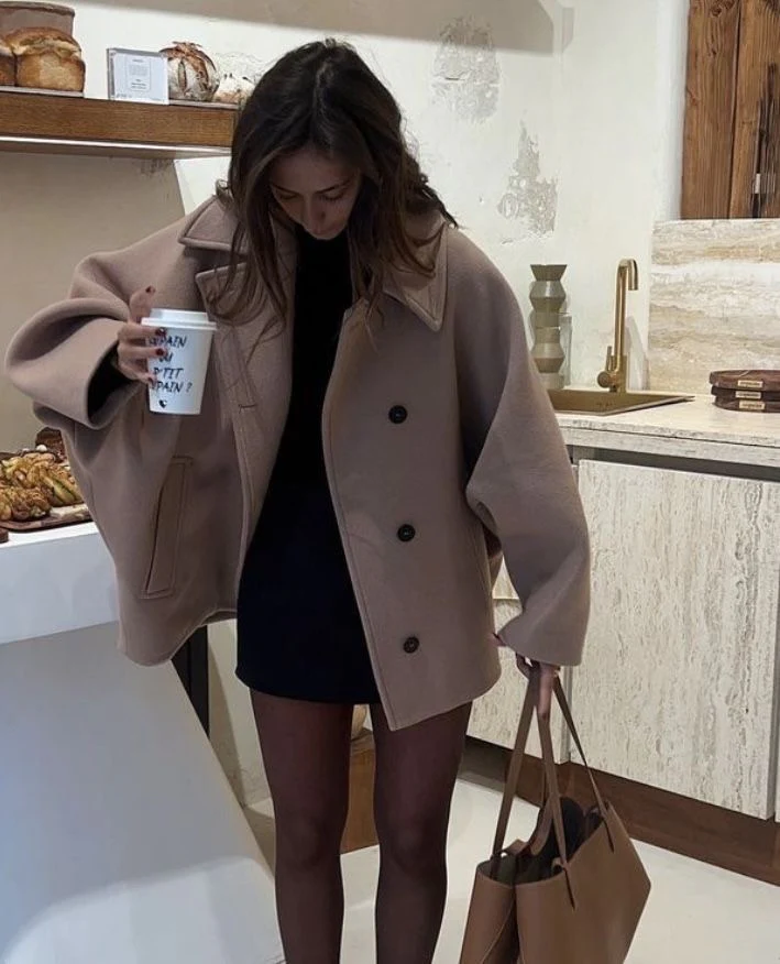 Hege | Frakke i Beige, forfra, billede 9
