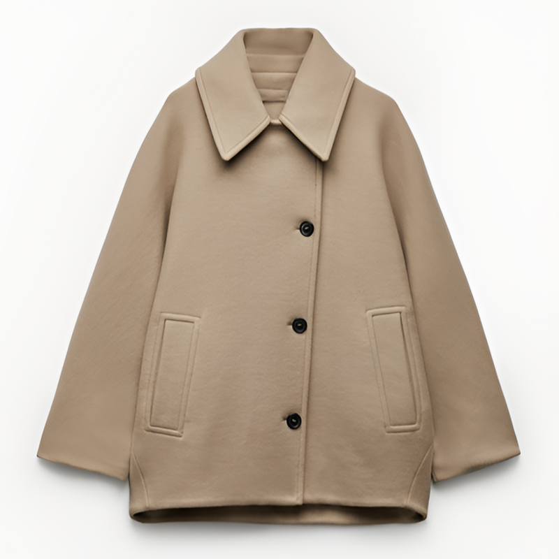 Hege | Frakke i Beige, forfra, billede 14