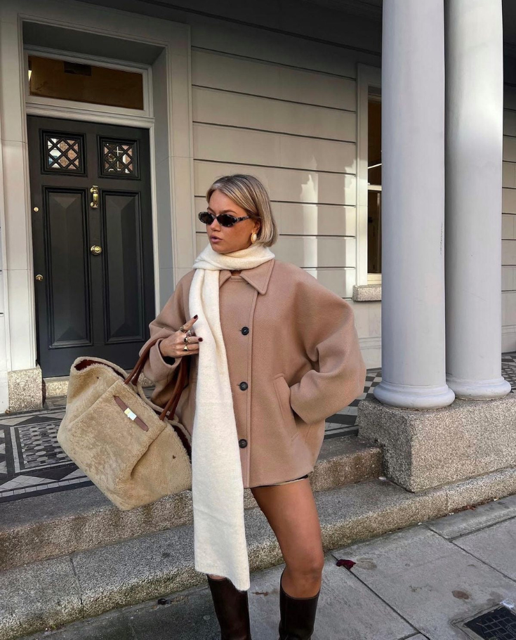 Hege | Frakke i Beige, forfra, billede 7