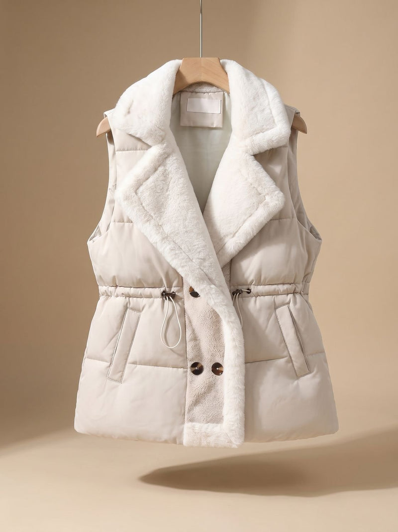 Lilja | Vest i Offwhite, forfra