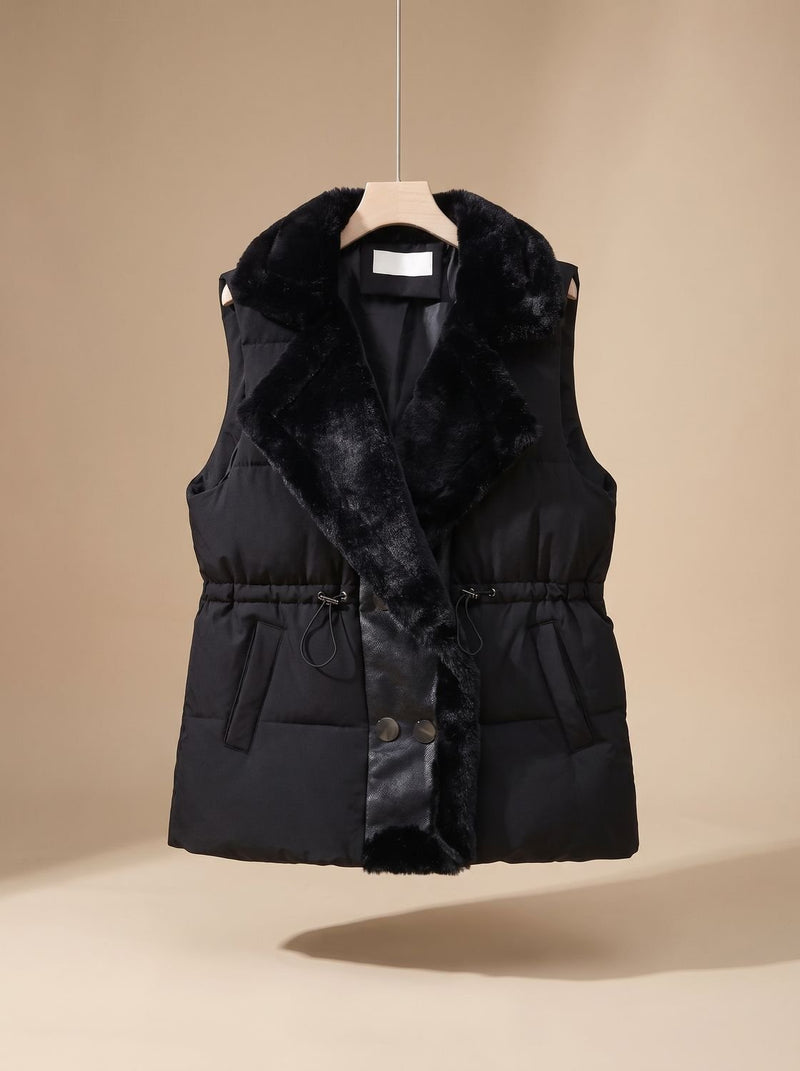 Lilja | Vest i Sort, forfra