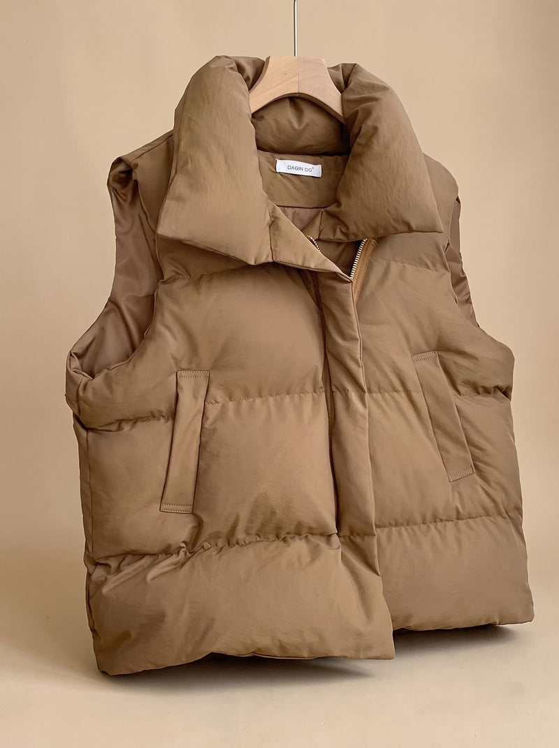 Jenny | Vest i Cremehvid, forfra, billede 2