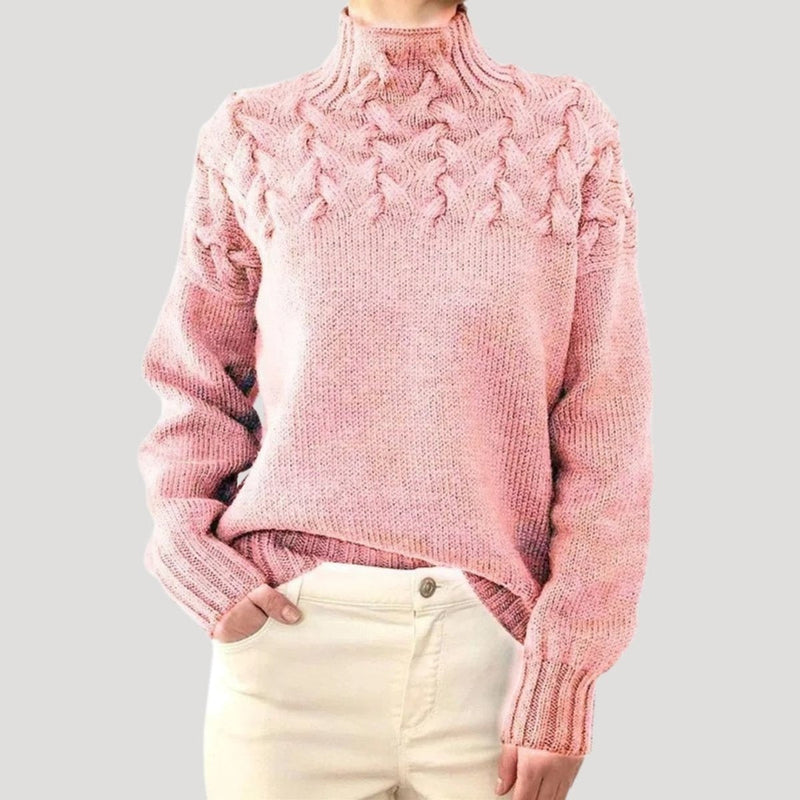 Nerissa | Rullekravetrøje i Lys Rosa, billede 7