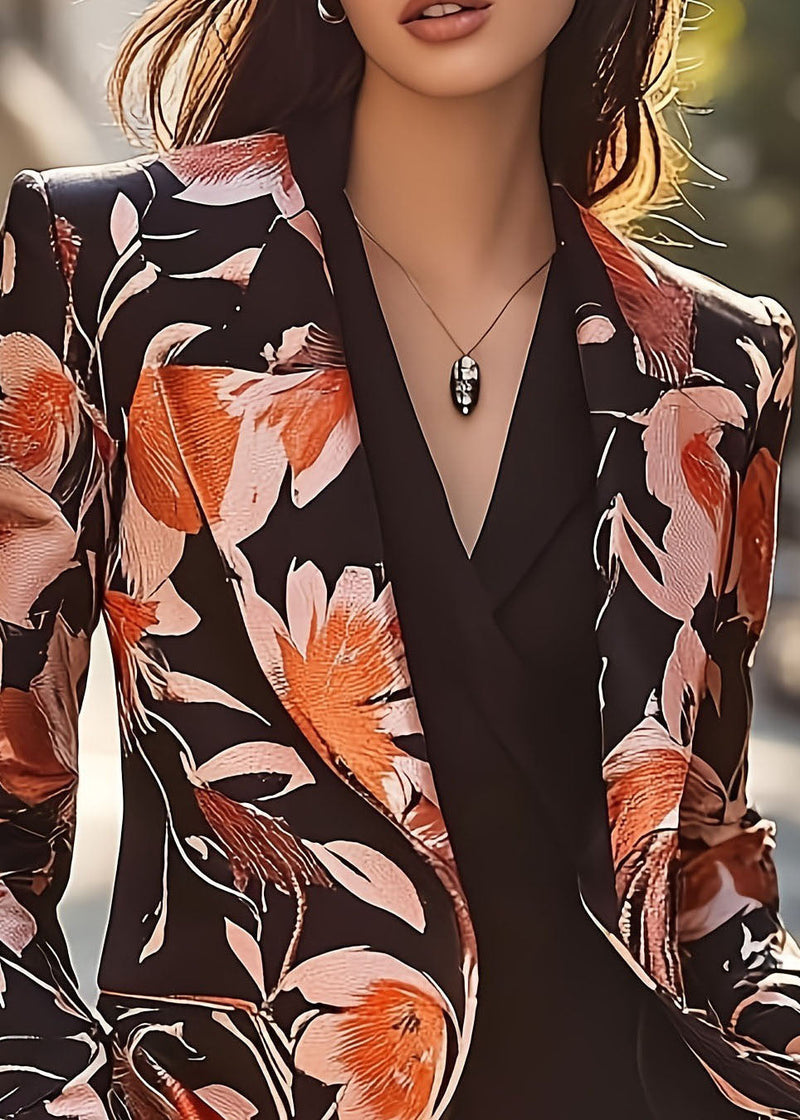 Hillevi | Blazer i Blomstret, forfra, billede 2