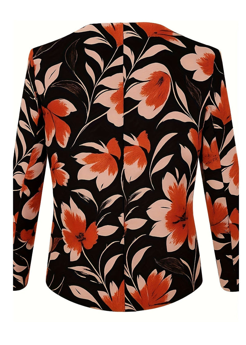 Hillevi | Blazer i Blomstret, forfra, billede 5