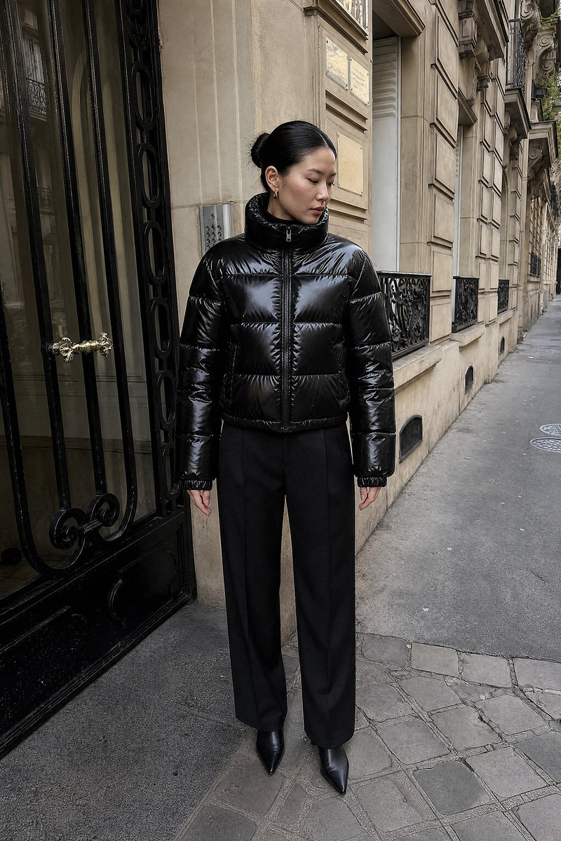 SOFAINE-V7-LIFE-Gwendolyn | Puffer Coat in Black, street style