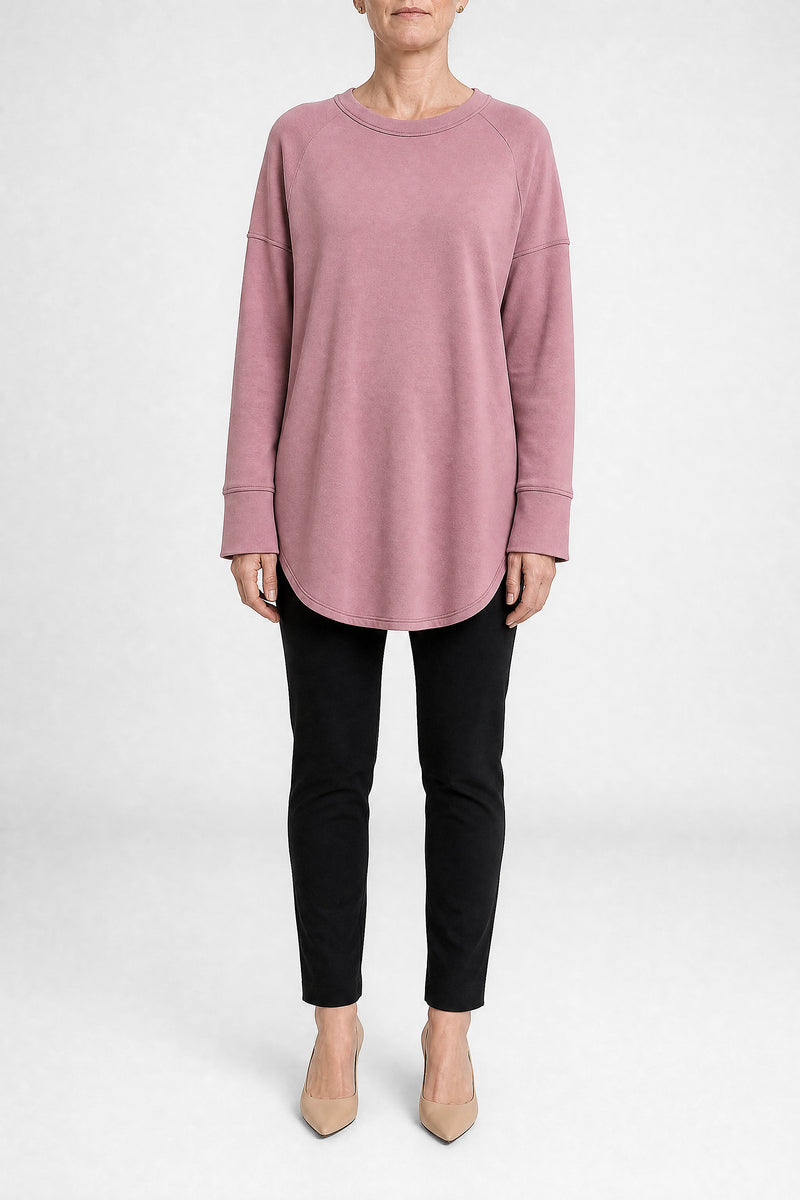 Sofaine Rachel women's classic sweatshirt in Red, front view
