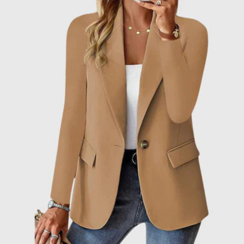 Cecile | Blazer i Lysebrun, billede 2
