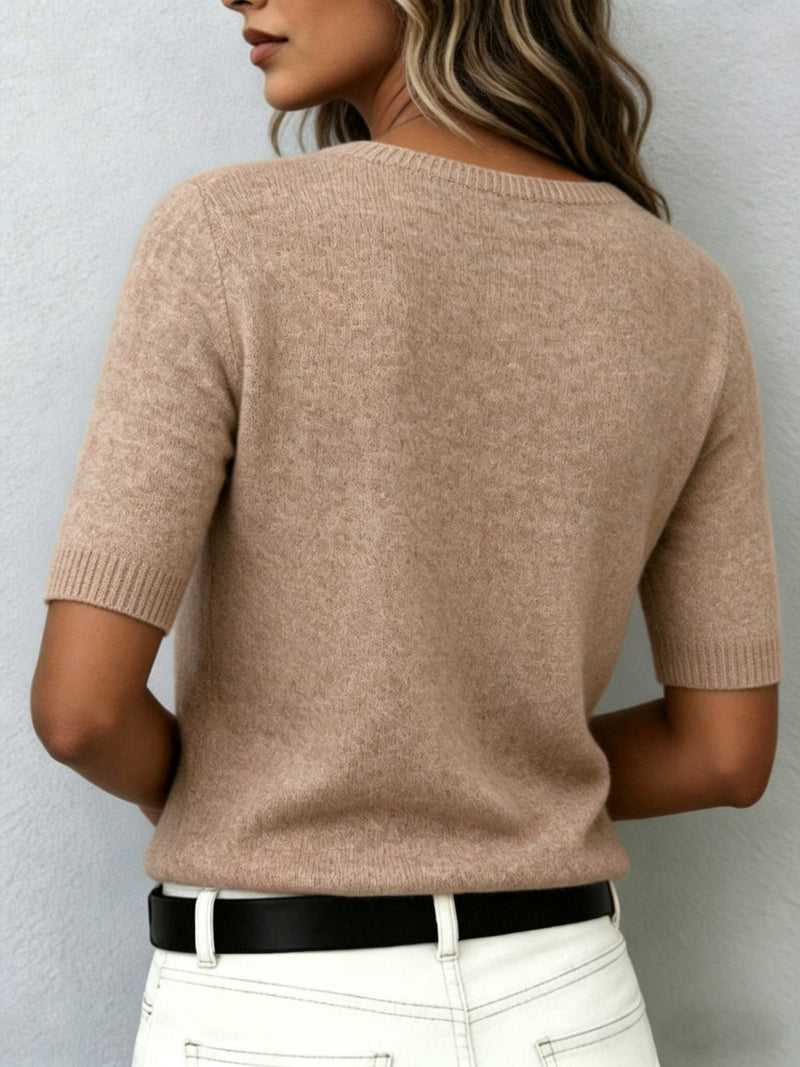 Sonja | Sweater i Kashmir-look, bagfra