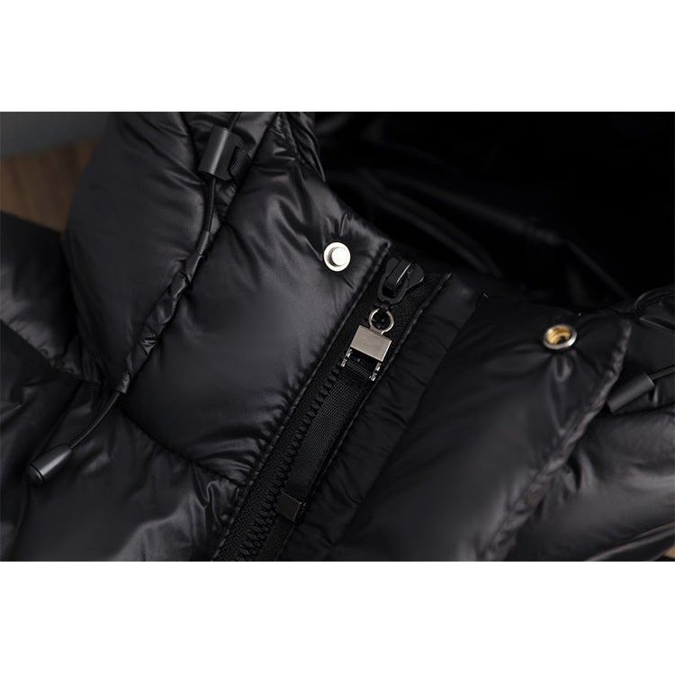 Vittoria | Maxi Pufferfrakke i Sort, lifestyle