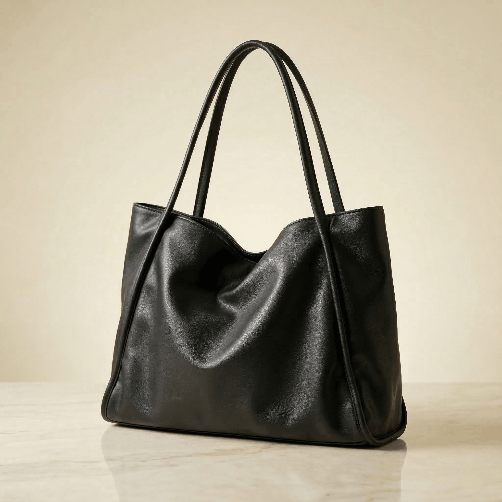 The Amélie | Soft vegan leather tote bag - Sofaine