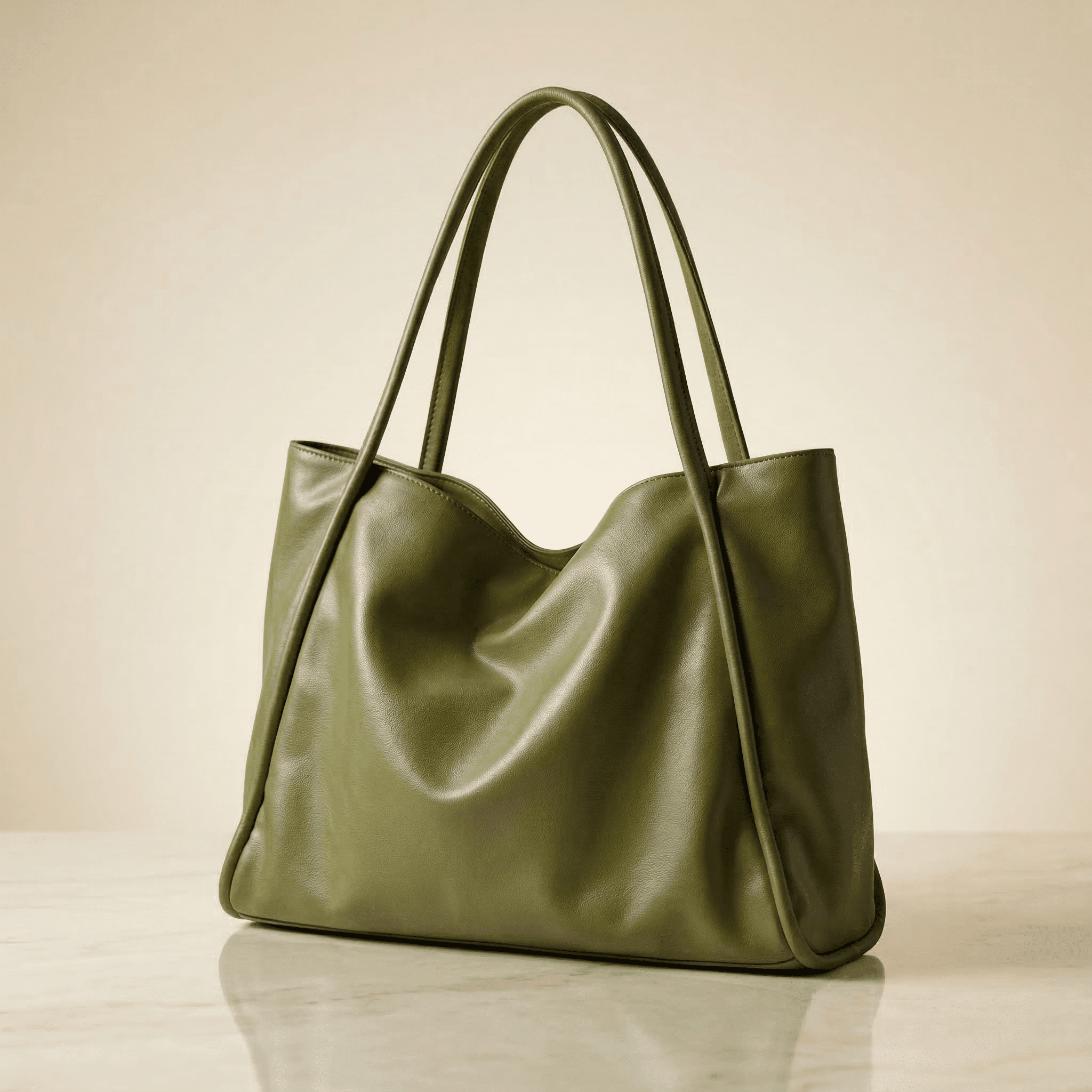 The Amélie | Soft vegan leather tote bag - Sofaine