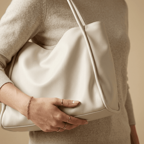 The Amélie | Soft vegan leather tote bag - Sofaine