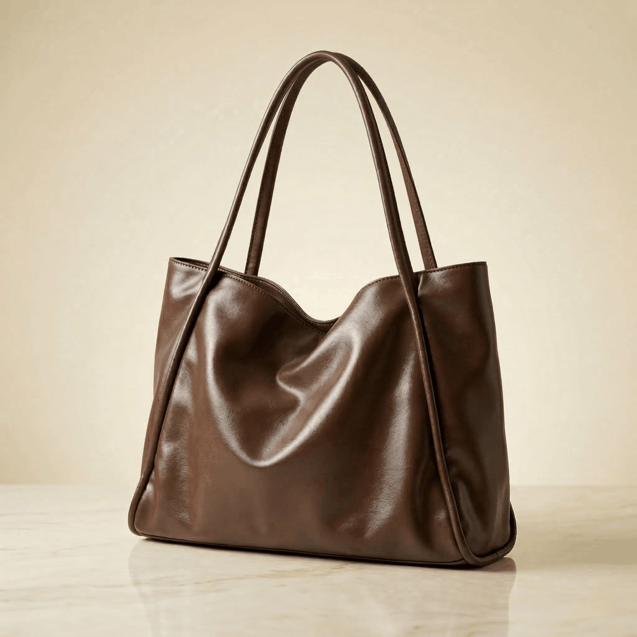 The Amélie | Soft vegan leather tote bag - Sofaine