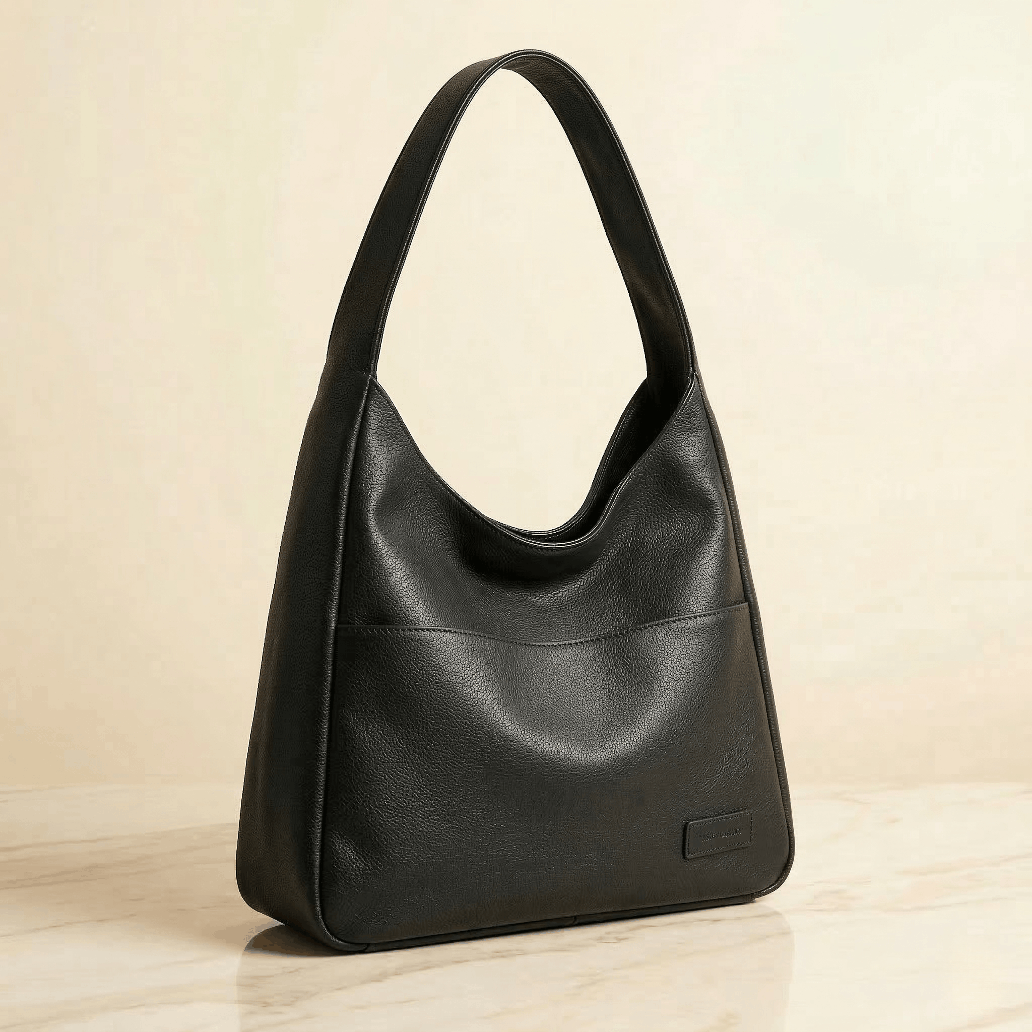 The Elodie | Minimalist vegan leather shoulder bag - Sofaine