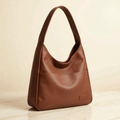 The Elodie | Minimalist vegan leather shoulder bag - Sofaine