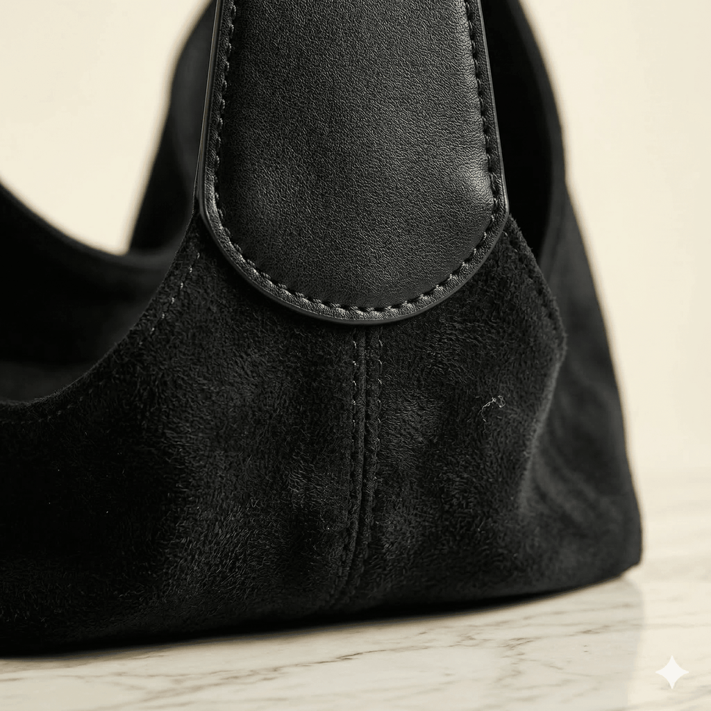 The Inès | Slouchy vegan leather hobo bag - Sofaine