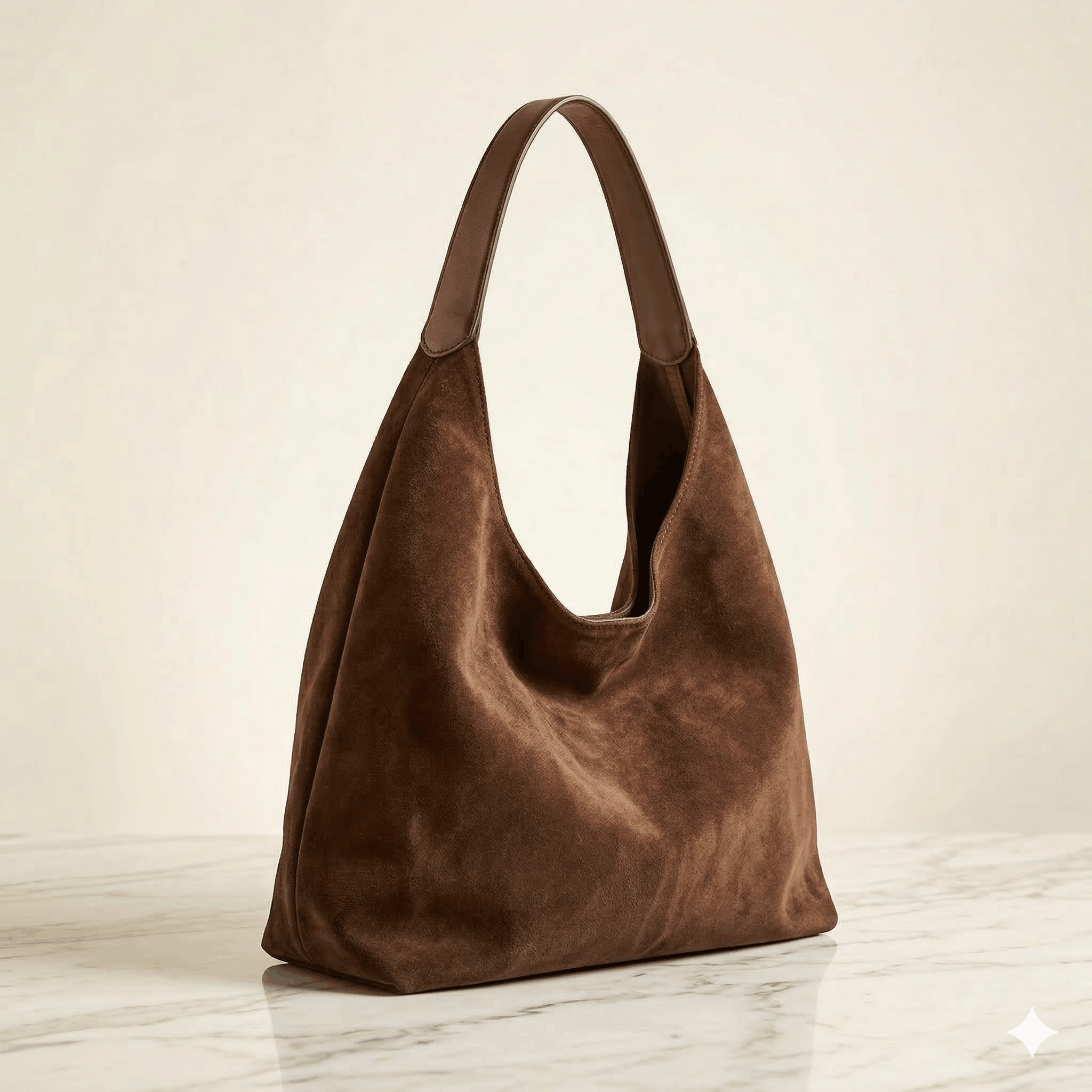 The Inès | Slouchy vegan leather hobo bag - Sofaine