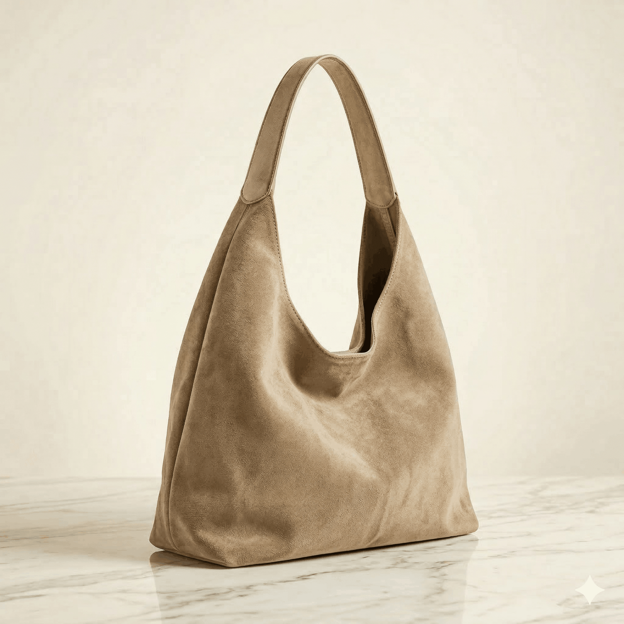 The Inès | Slouchy vegan leather hobo bag - Sofaine